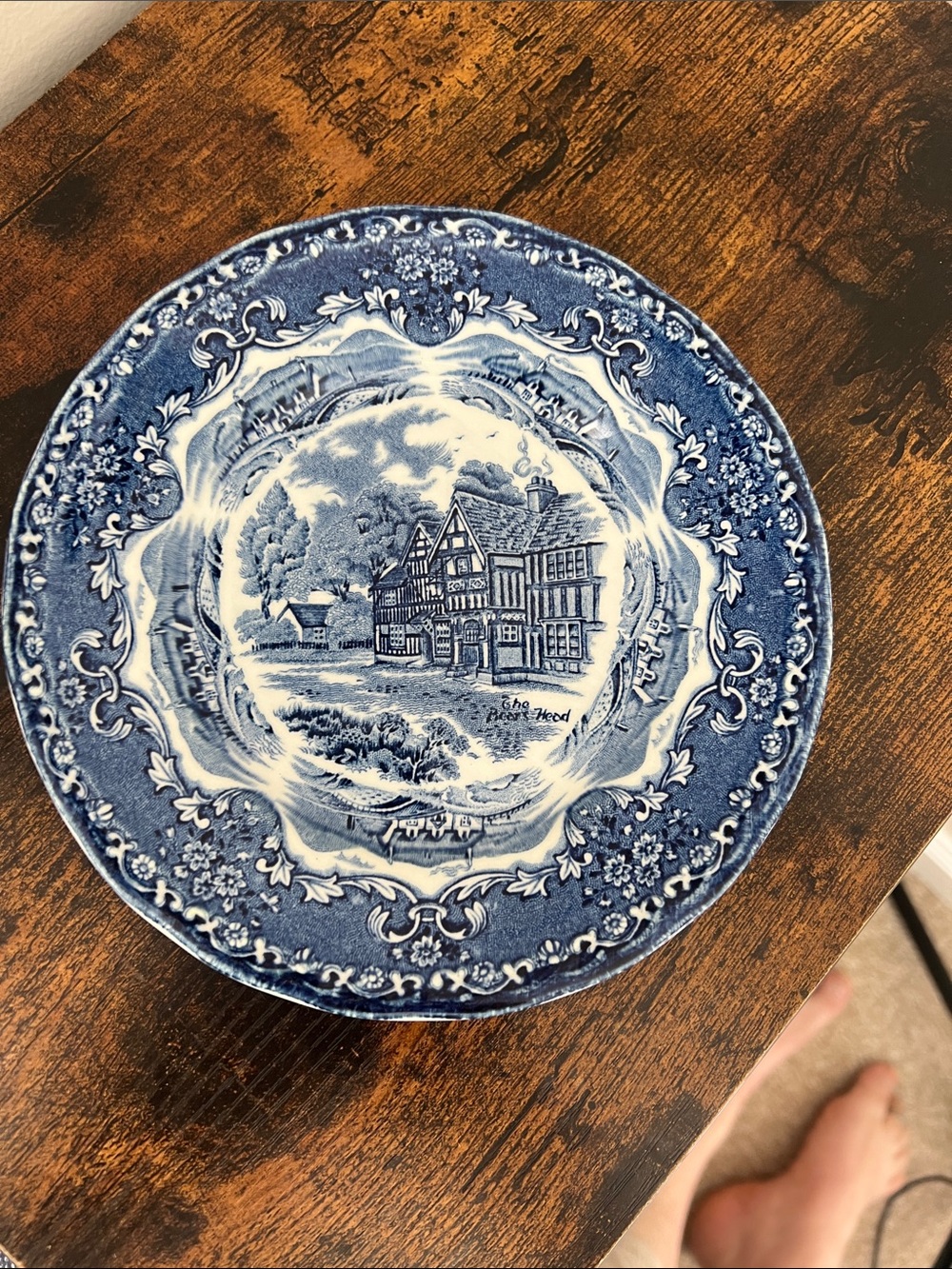 7” English Country Inns Grindley - The Bears Head Plate